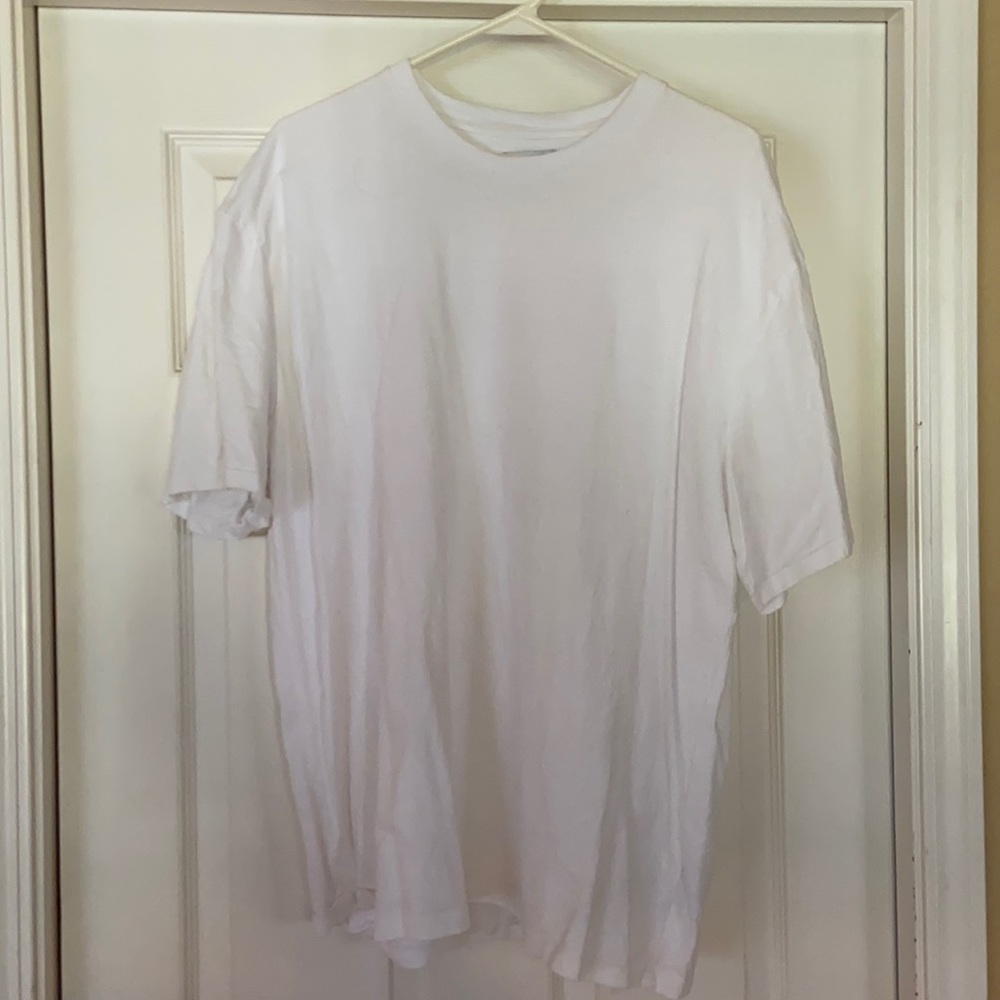Topman White Oversized Tee Shirt. Size XL